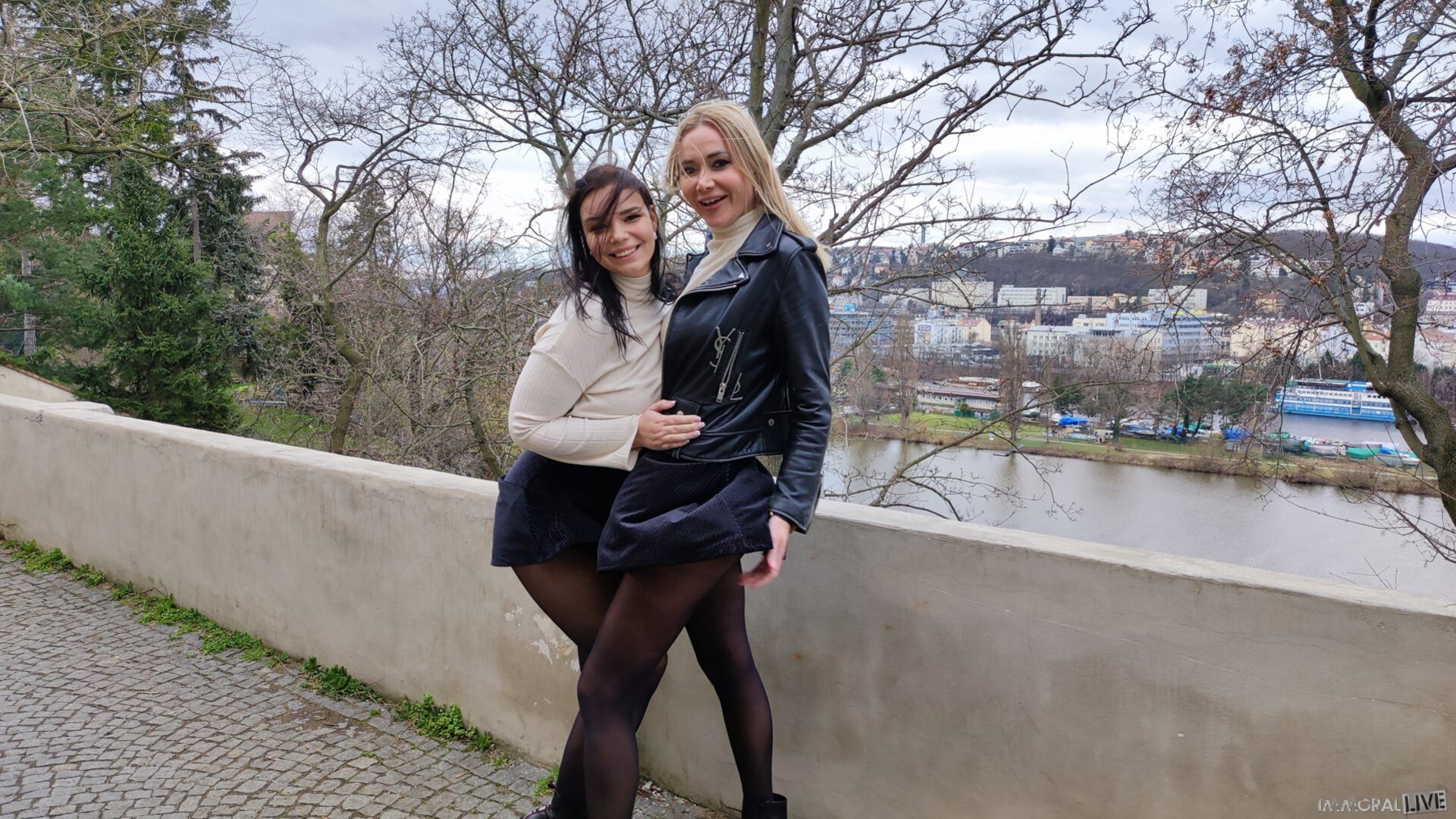 Misfits Pick up Busty MILFs Sofia Lee & Venera Maxima at the Castle