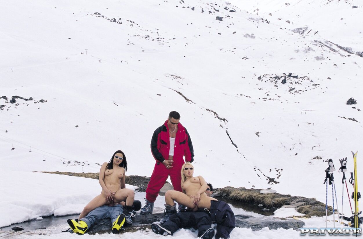 Gina Blonde and Vanessa Virgin have Their Asses Pile Drived