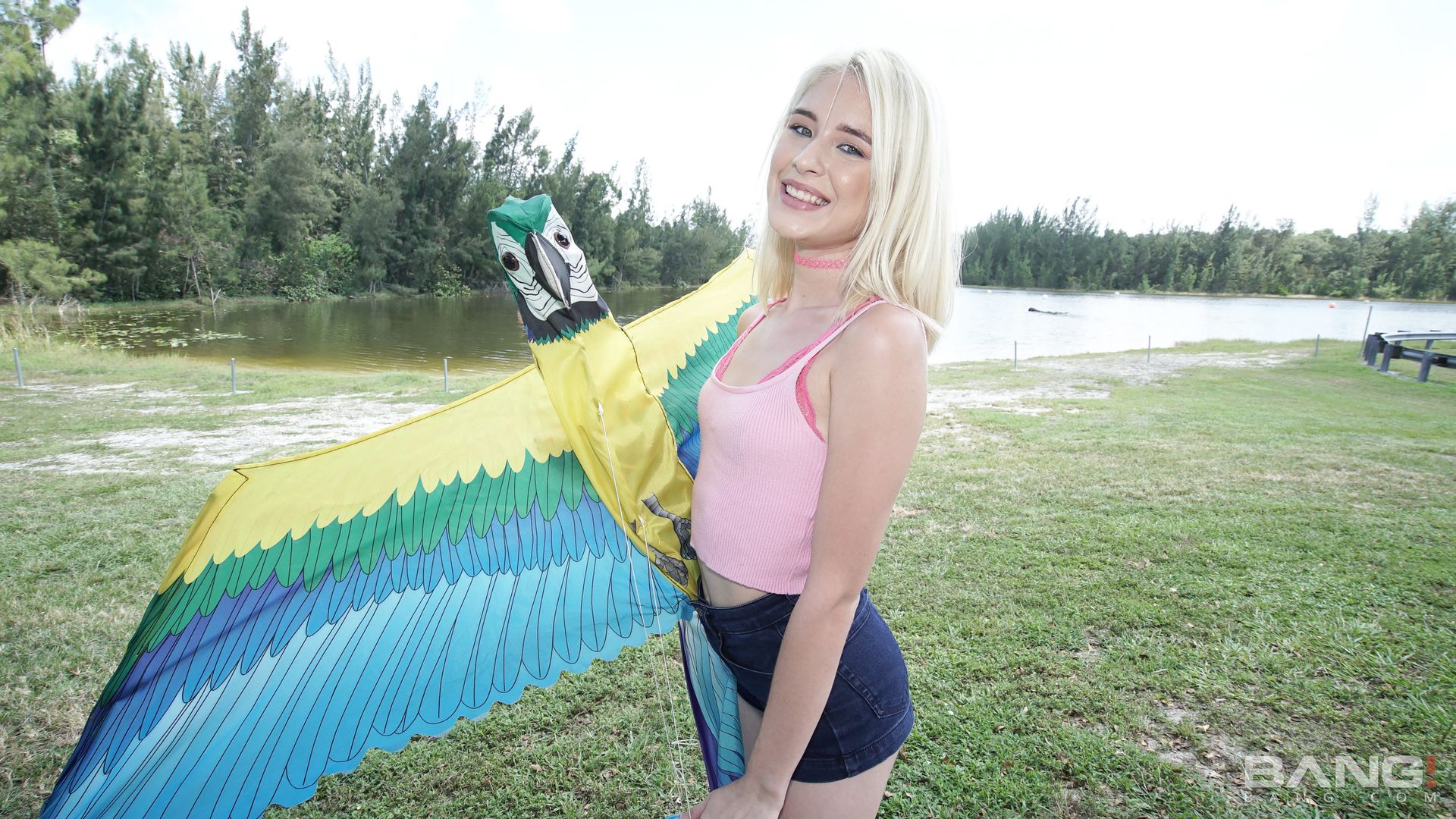 Jessie Saint Flies A Kite And Gets Fucked In The Woods