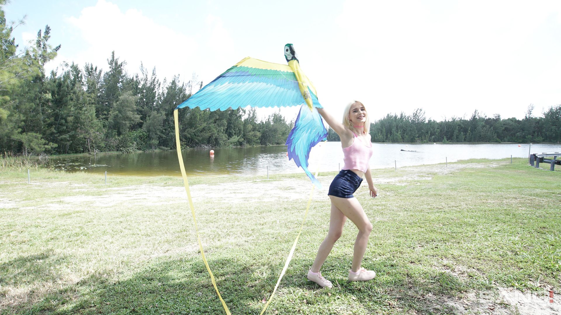 Jessie Saint Flies A Kite And Gets Fucked In The Woods