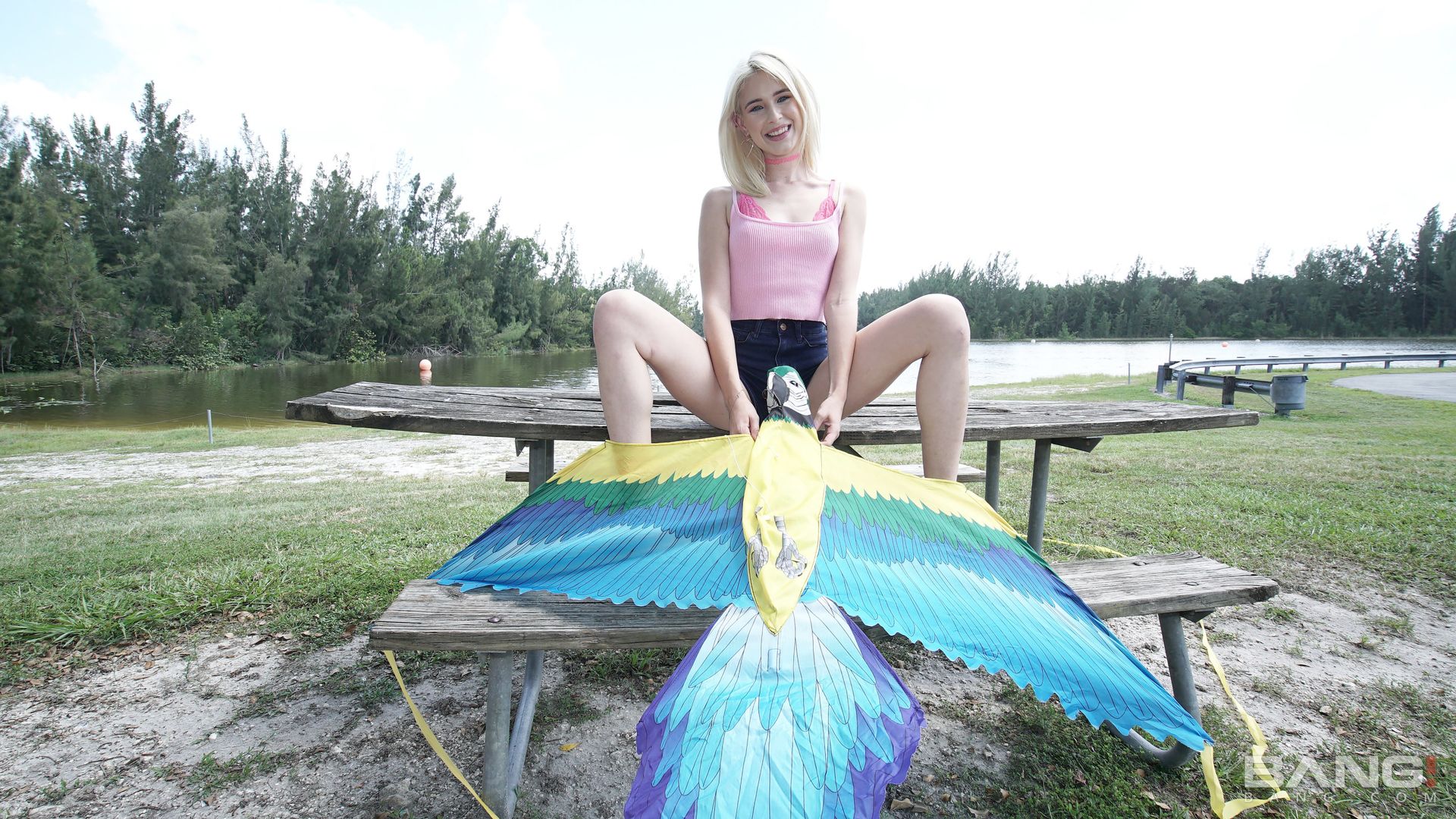 Jessie Saint Flies A Kite And Gets Fucked In The Woods