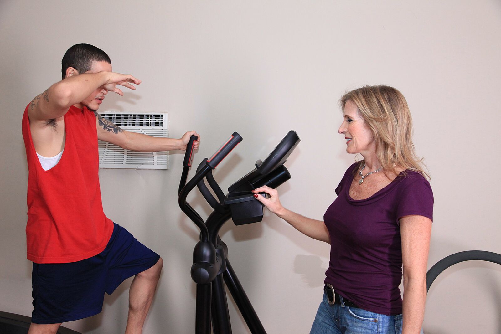 Commando Gets Picked Up At The Gym By Jade Jamison