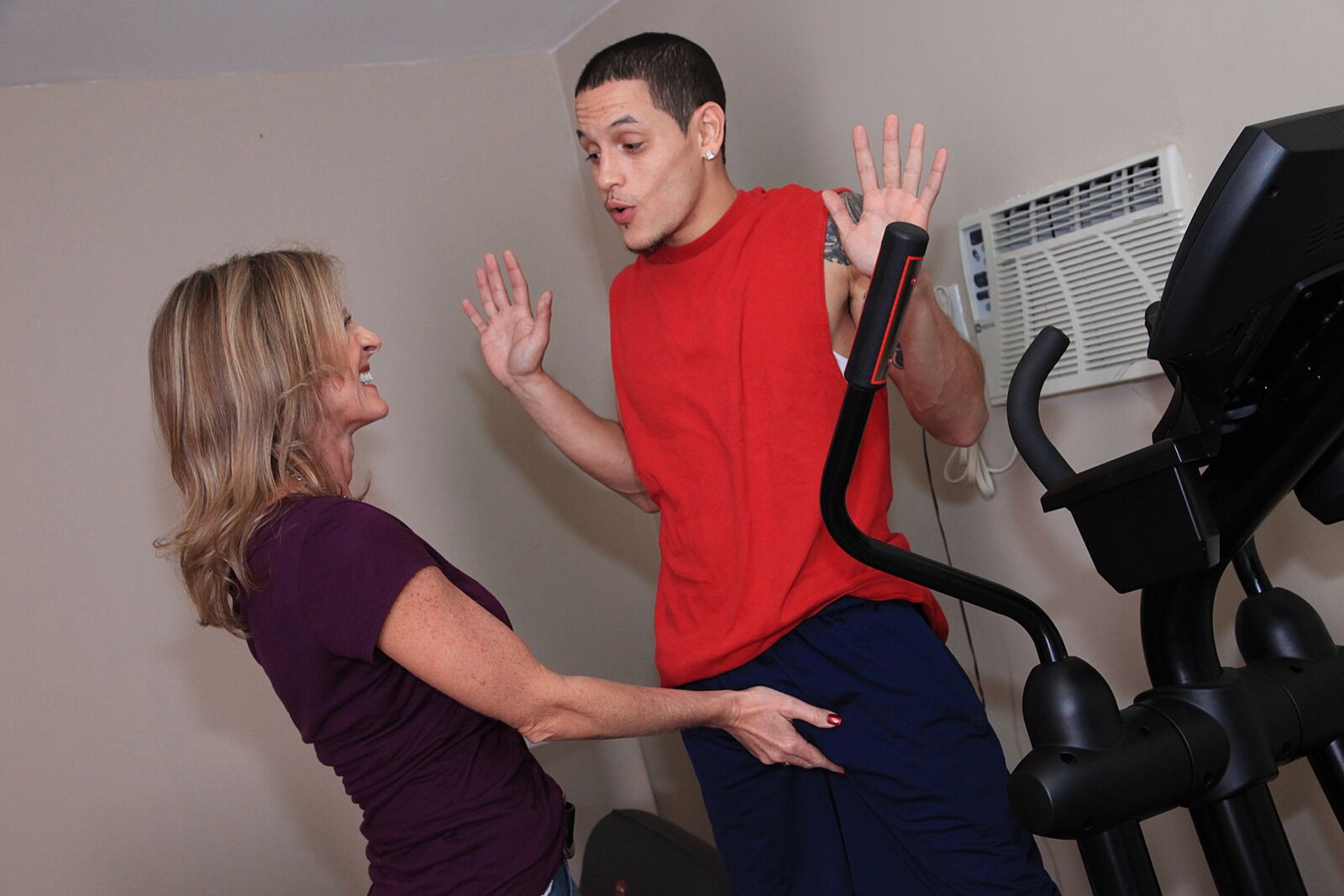 Commando Gets Picked Up At The Gym By Jade Jamison