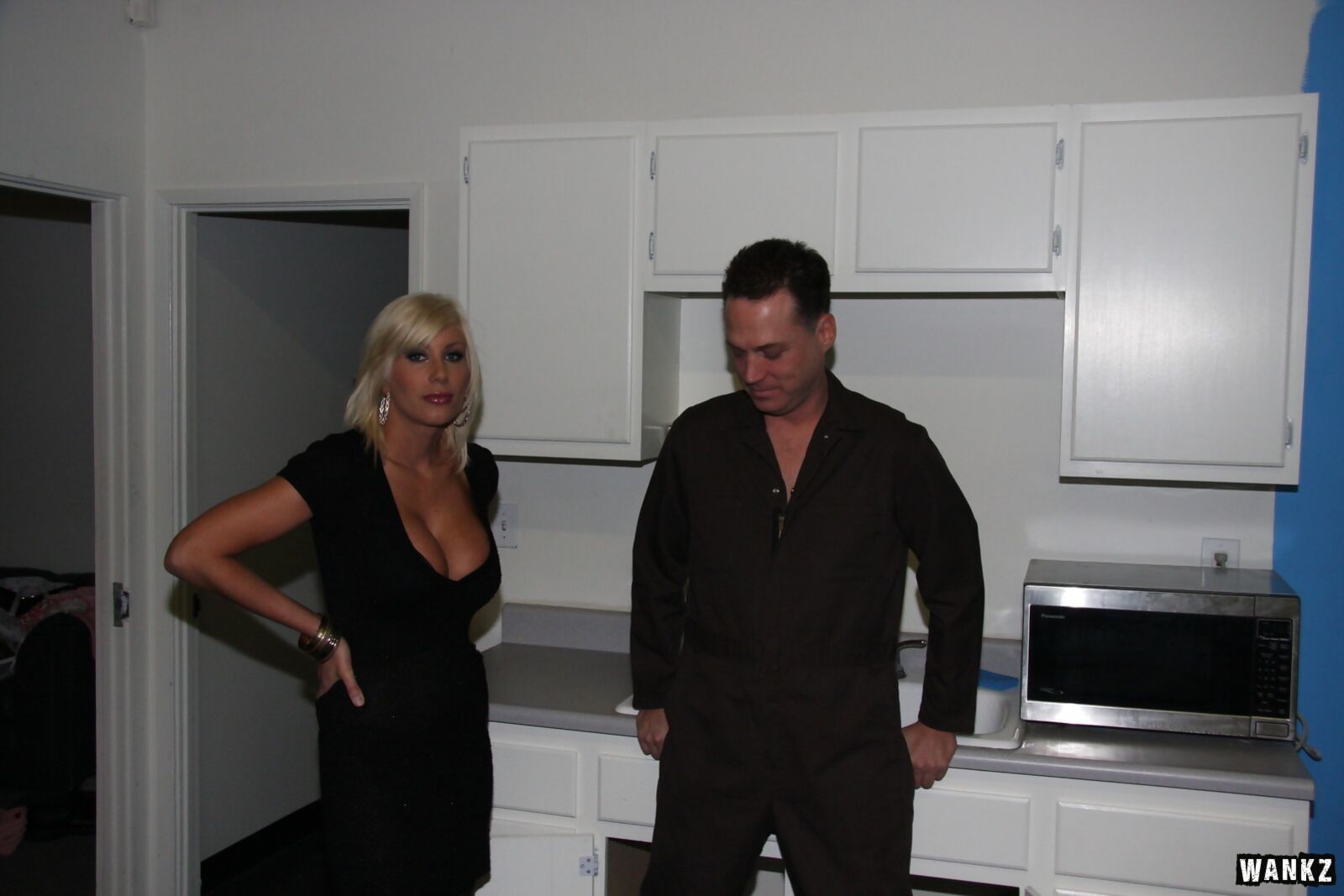 Puma Swede Surprises Joe Blow The Plumber On The Job
