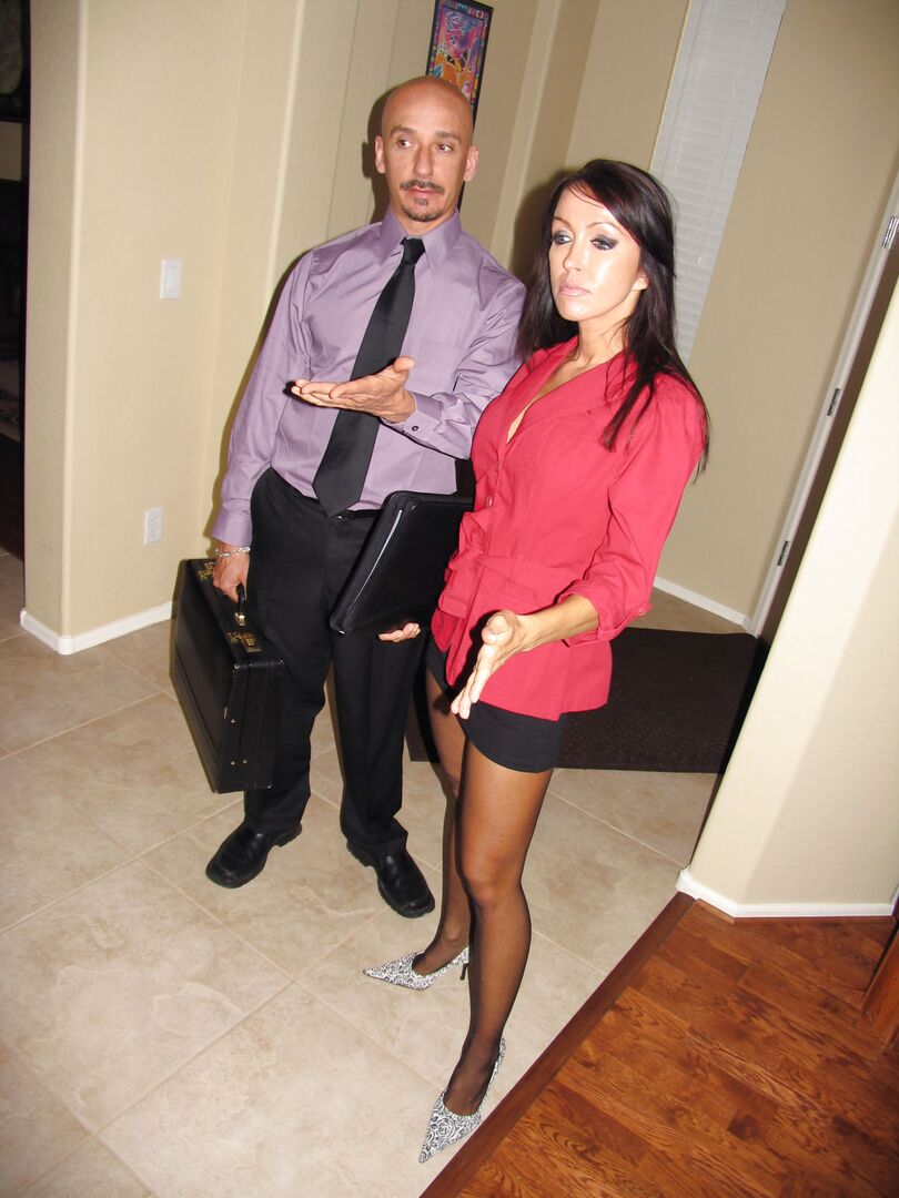 Kristina Cross Shows Her Husband's Friend Her House And Tits