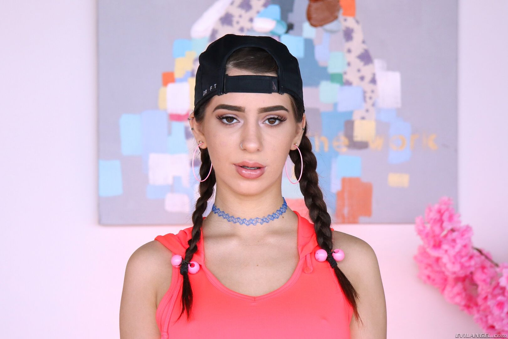 SASSY, PIG-TAILED JOSELINE'S ANAL SINS