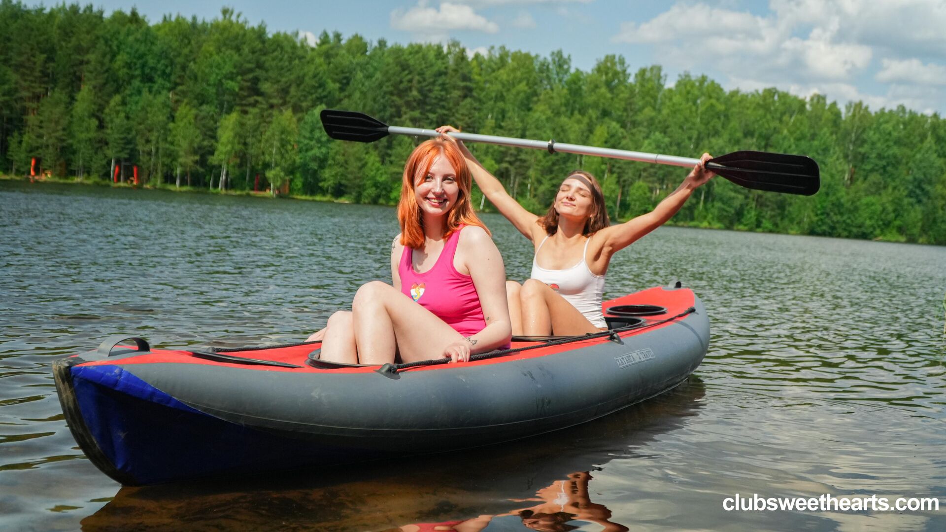 Kayak ride with the girls