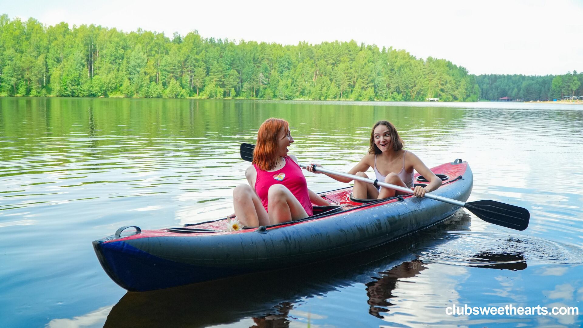 Kayak ride with the girls