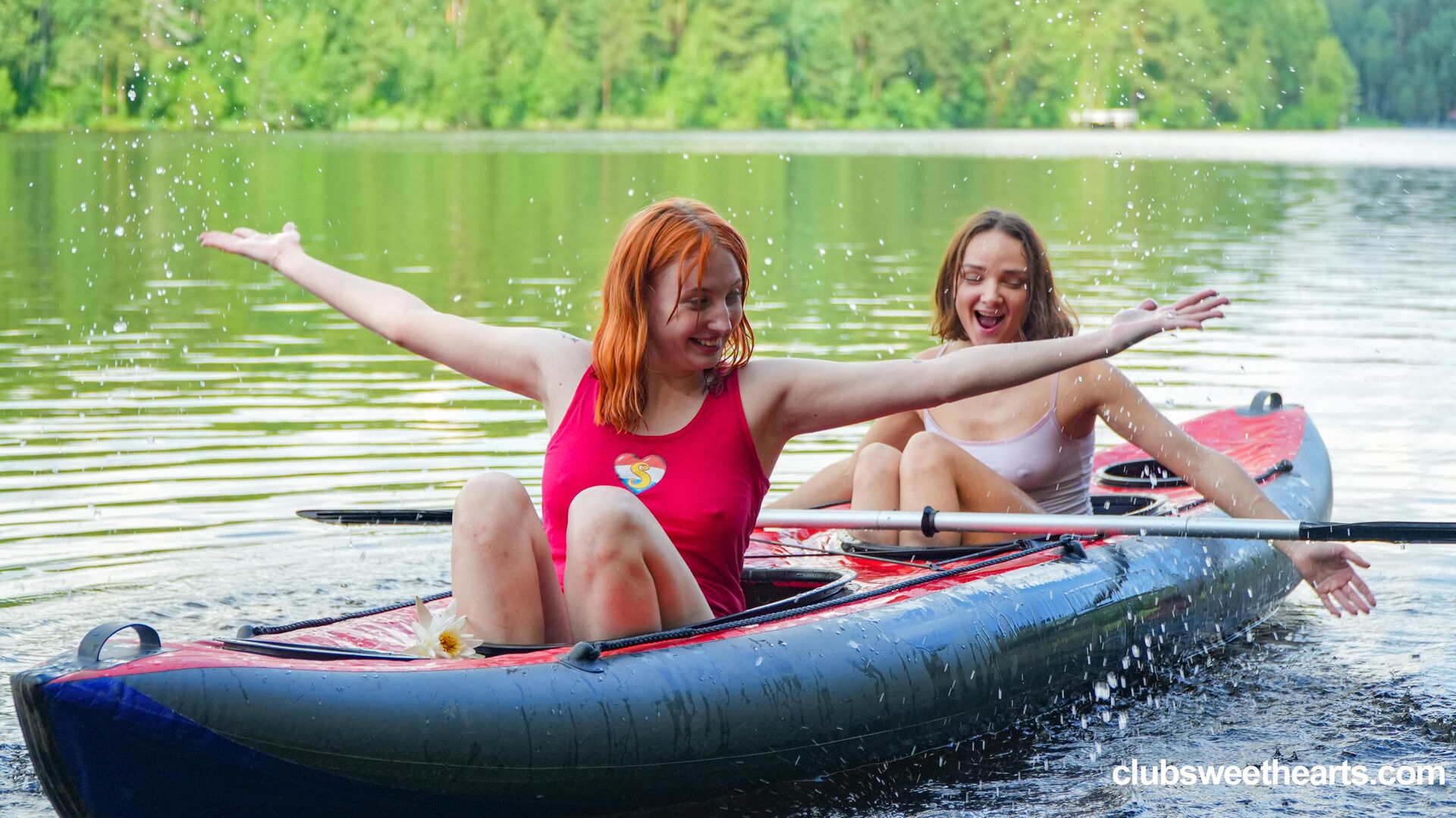 Kayak ride with the girls
