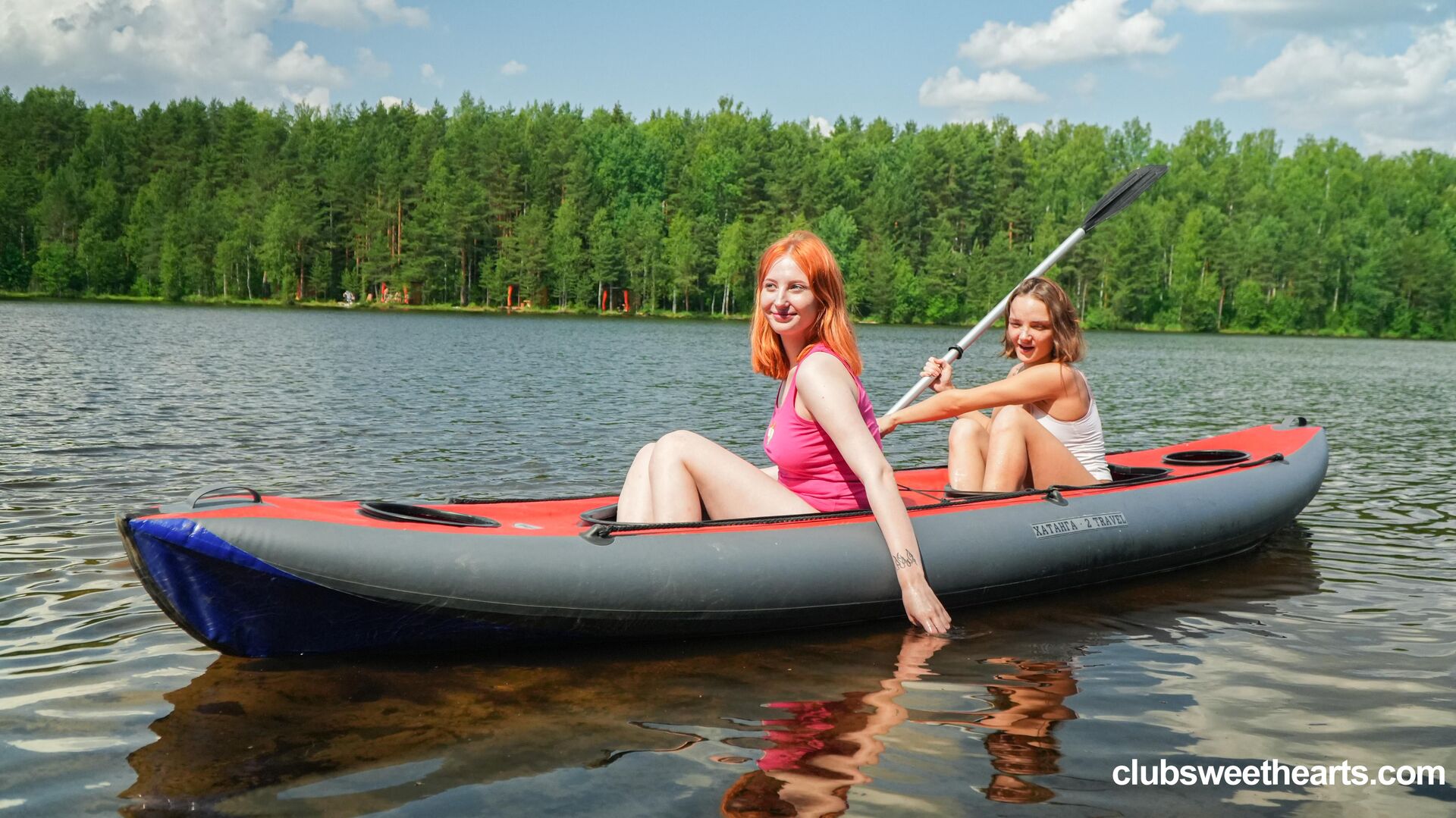 Kayak ride with the girls