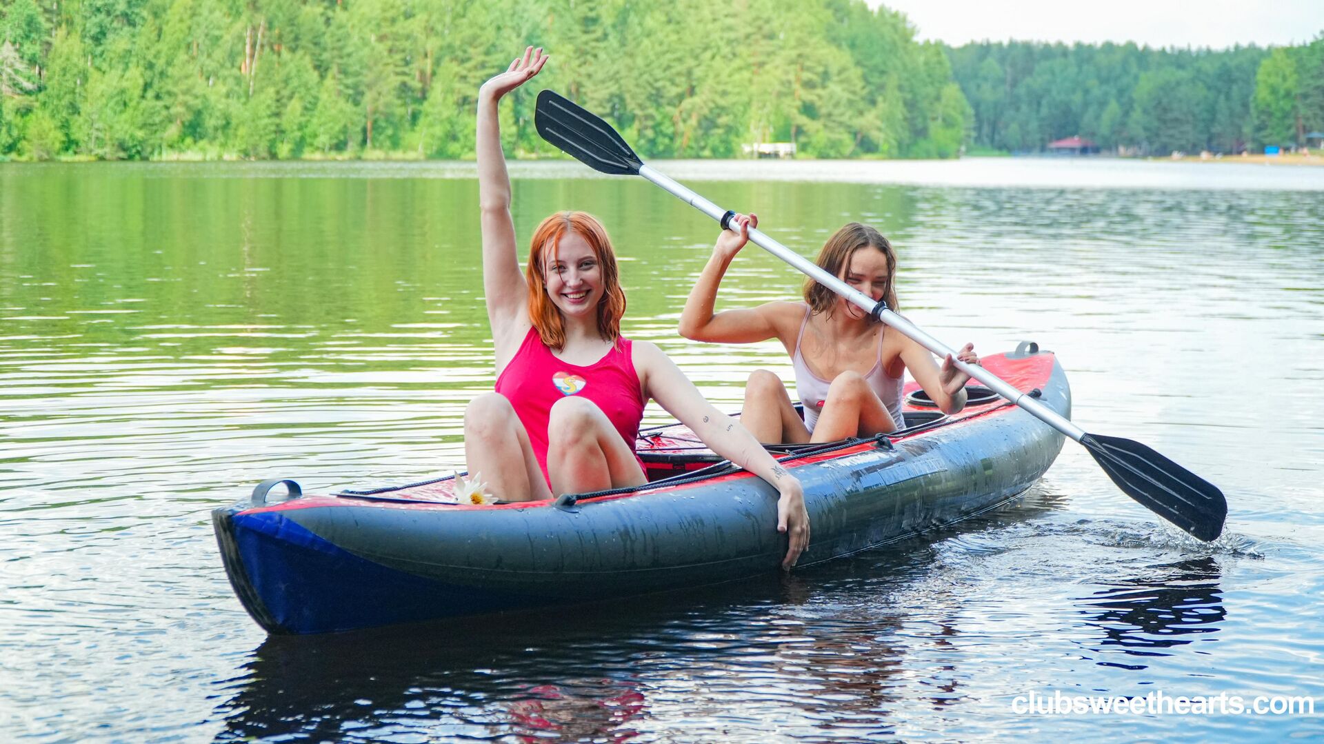 Kayak ride with the girls