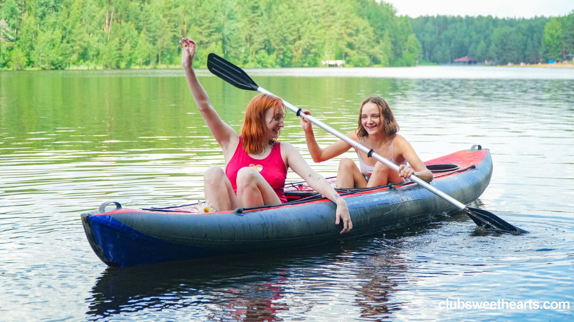 Kayak ride with the girls