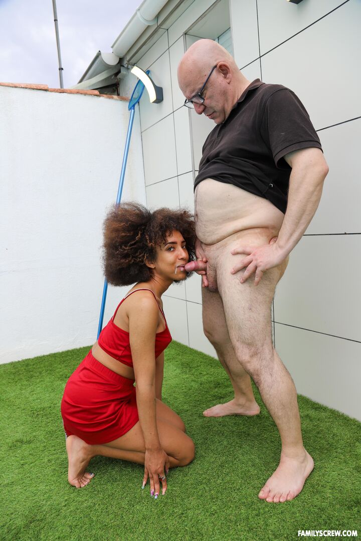 Grandpa is jealous on latin gf