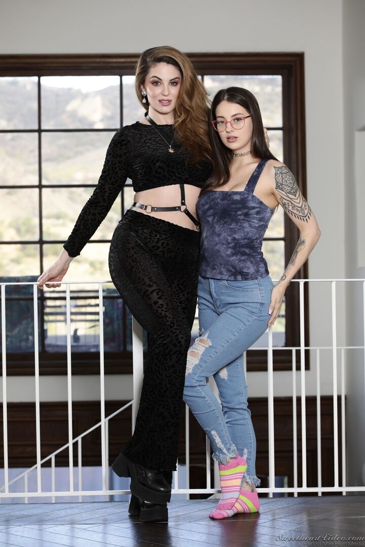 Lesbian Adventures - Older Women Younger Girls #15: Crystal Taylor & Maddy May