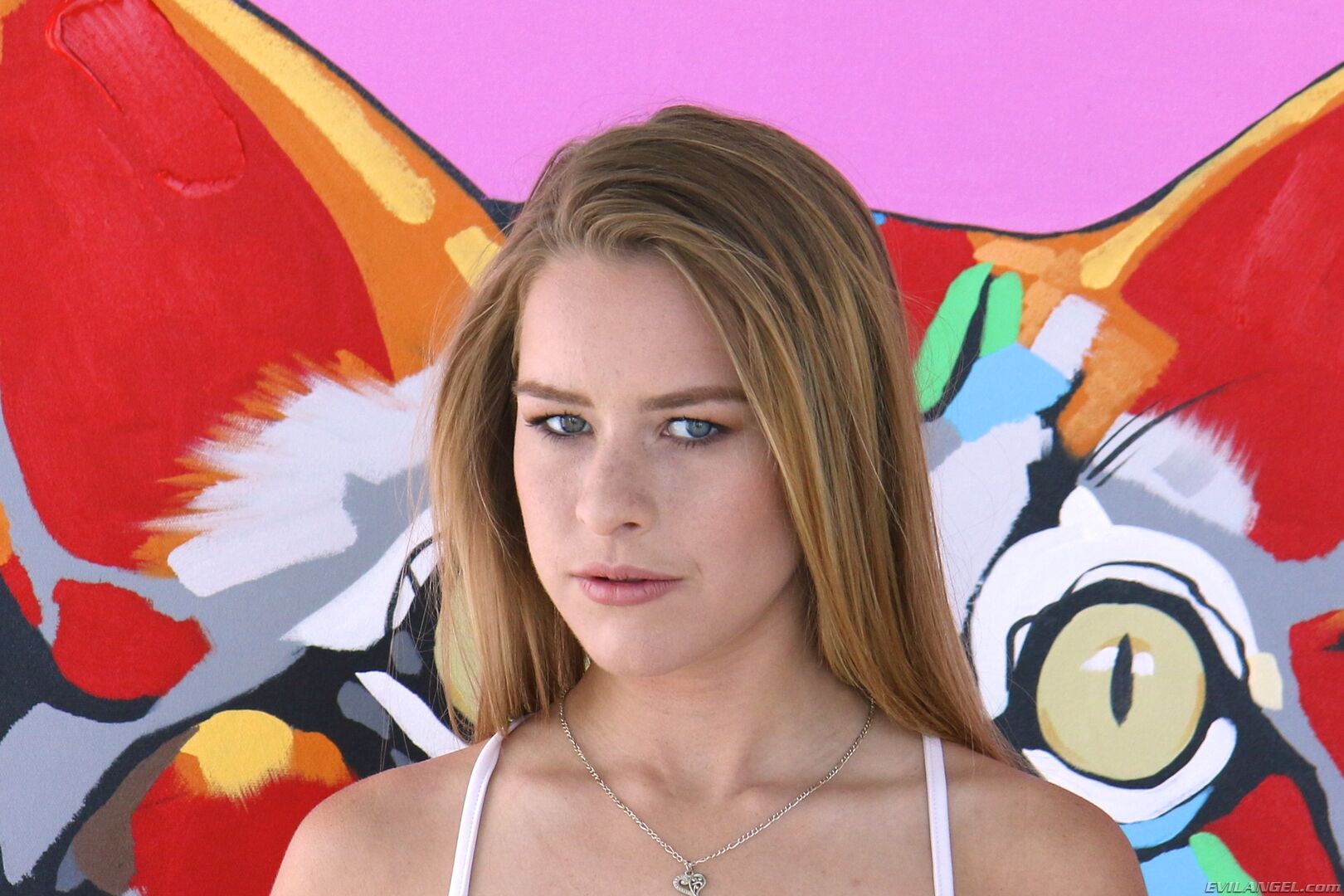 BLONDE LILLY'S MEAT CURTAINS PLOWED