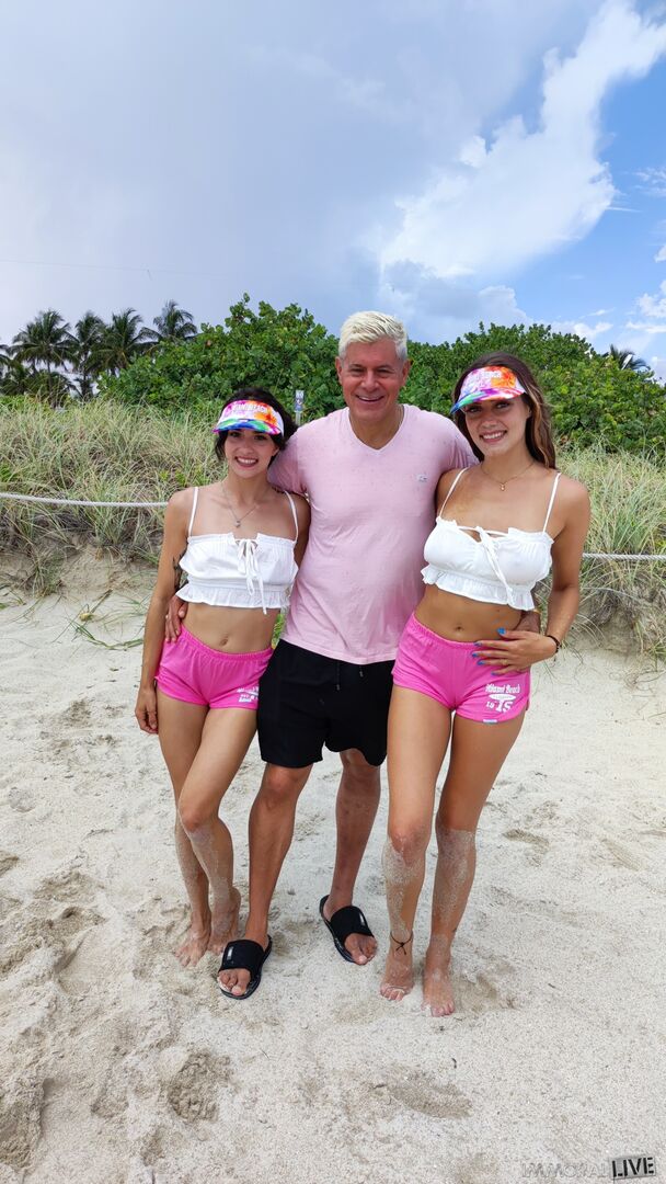 Beach Football Playing College Sorority Girls Creampie Threesome