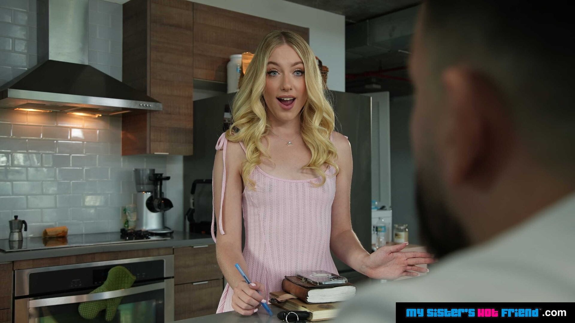 Cute blonde Kallie Taylor gets fucked by her friend's brother