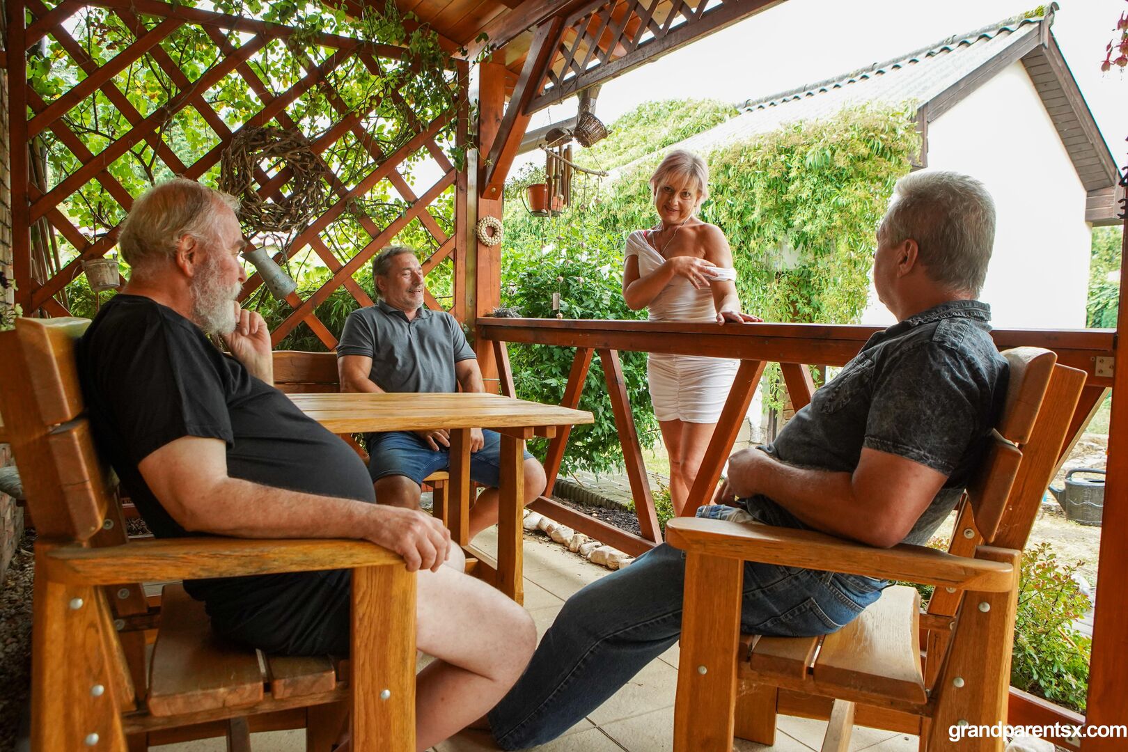 Grandpa's on holiday