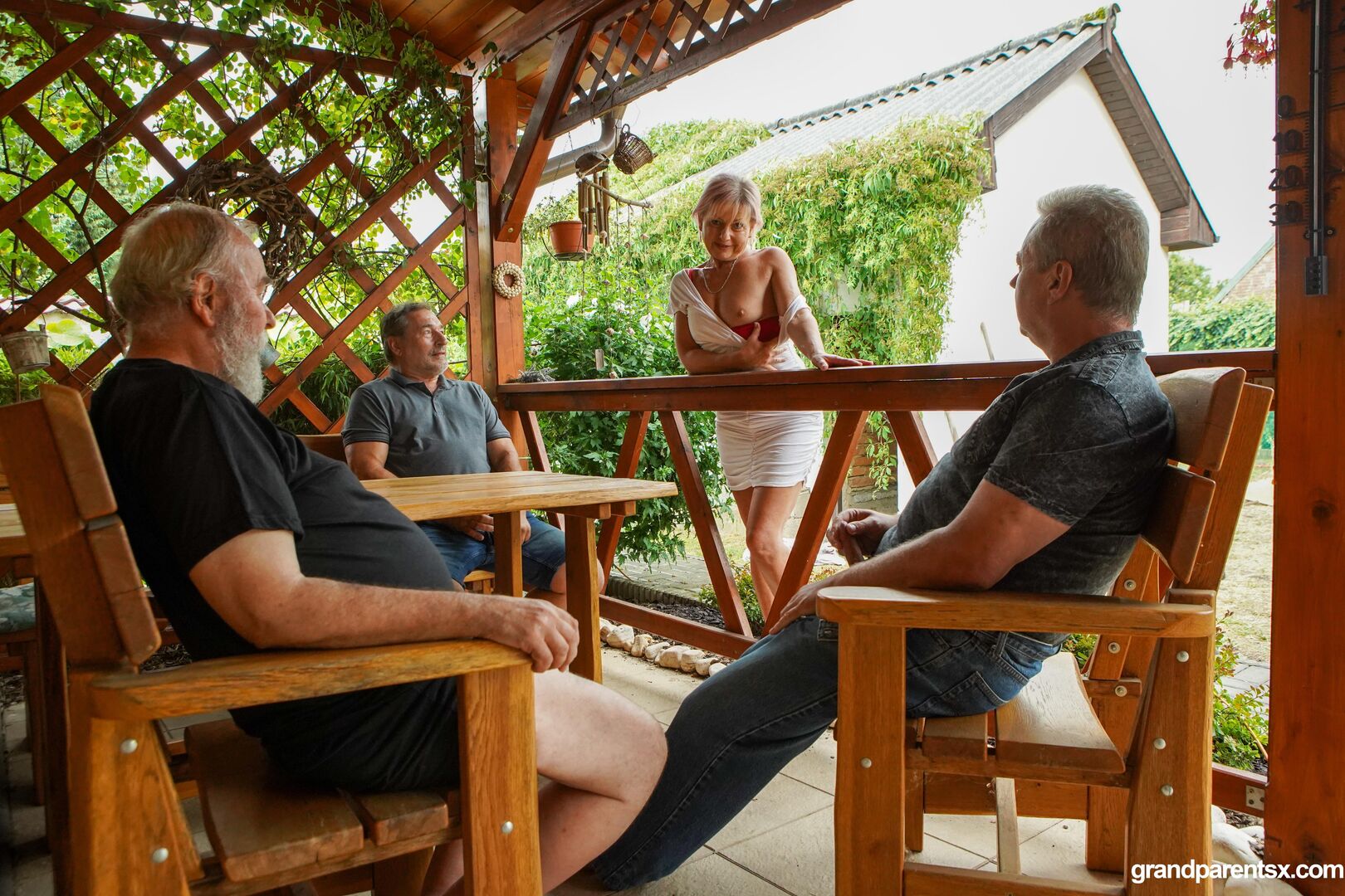 Grandpa's on holiday