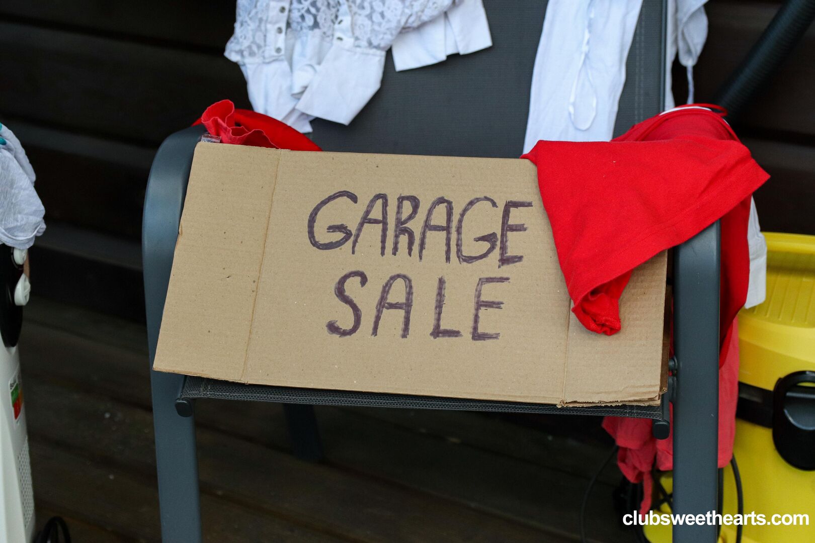 Garage sale day
