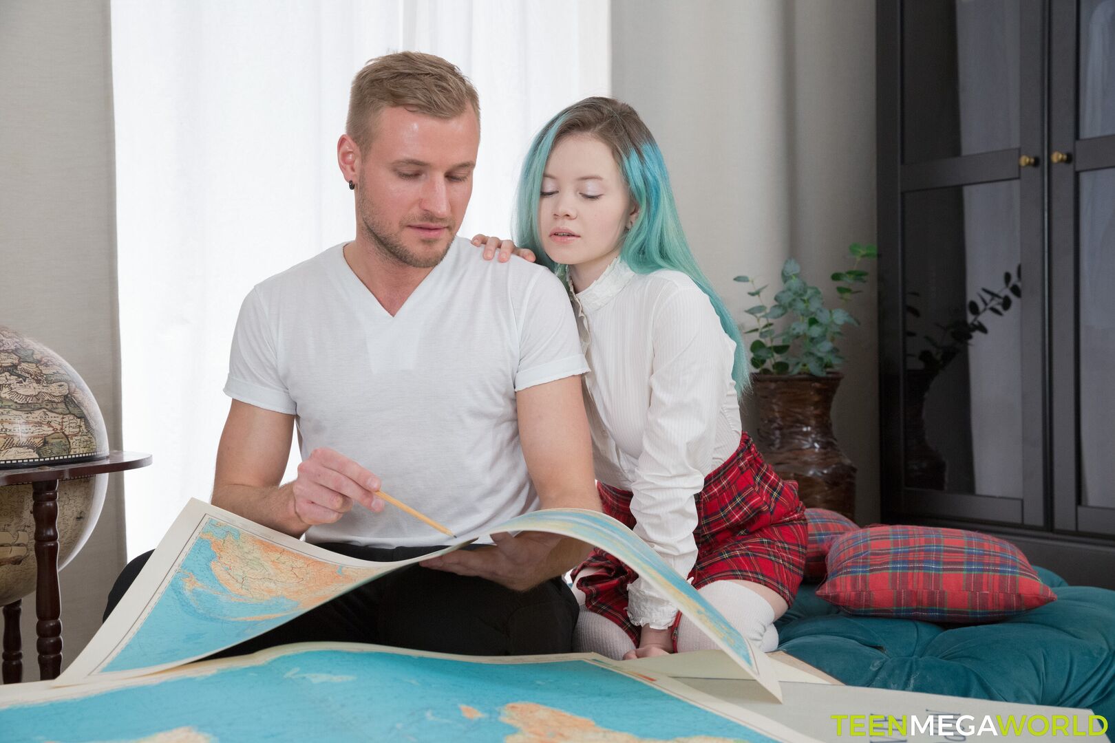 Wild fuck at geography
