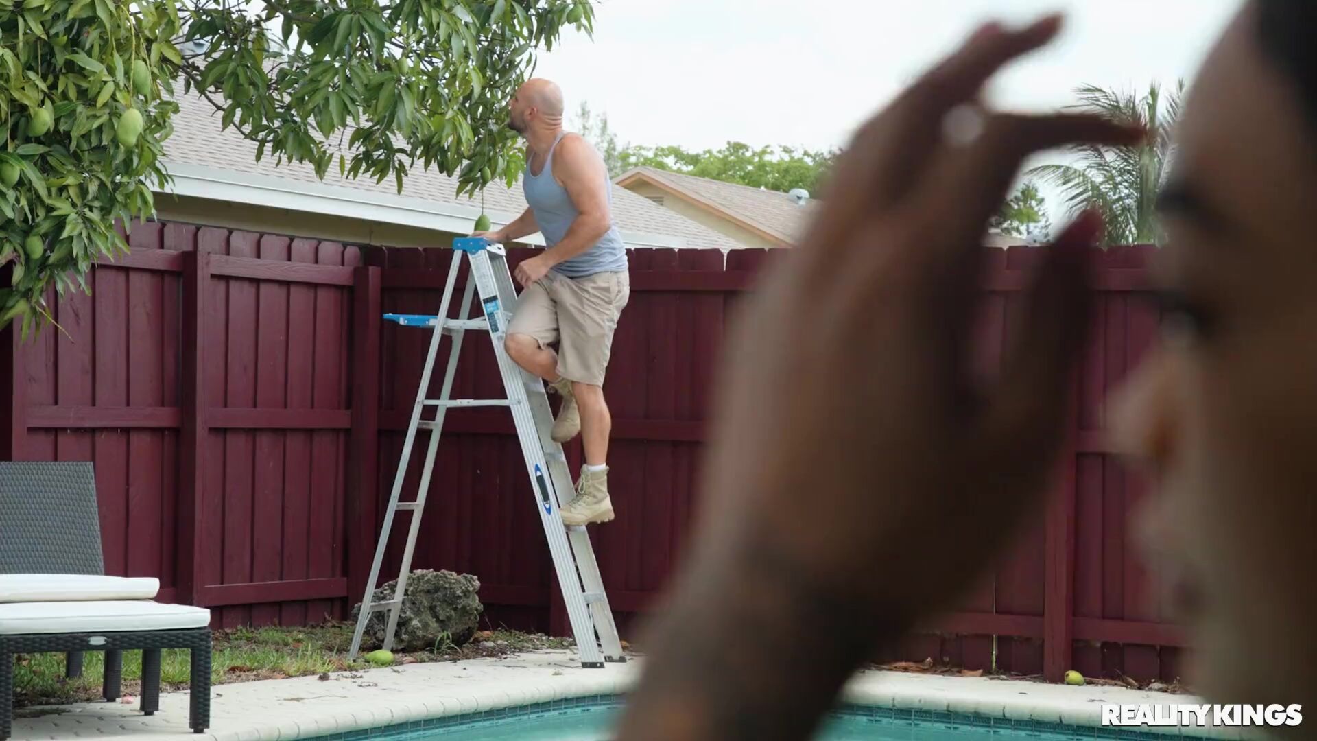 Sucking Dick On The Ladder