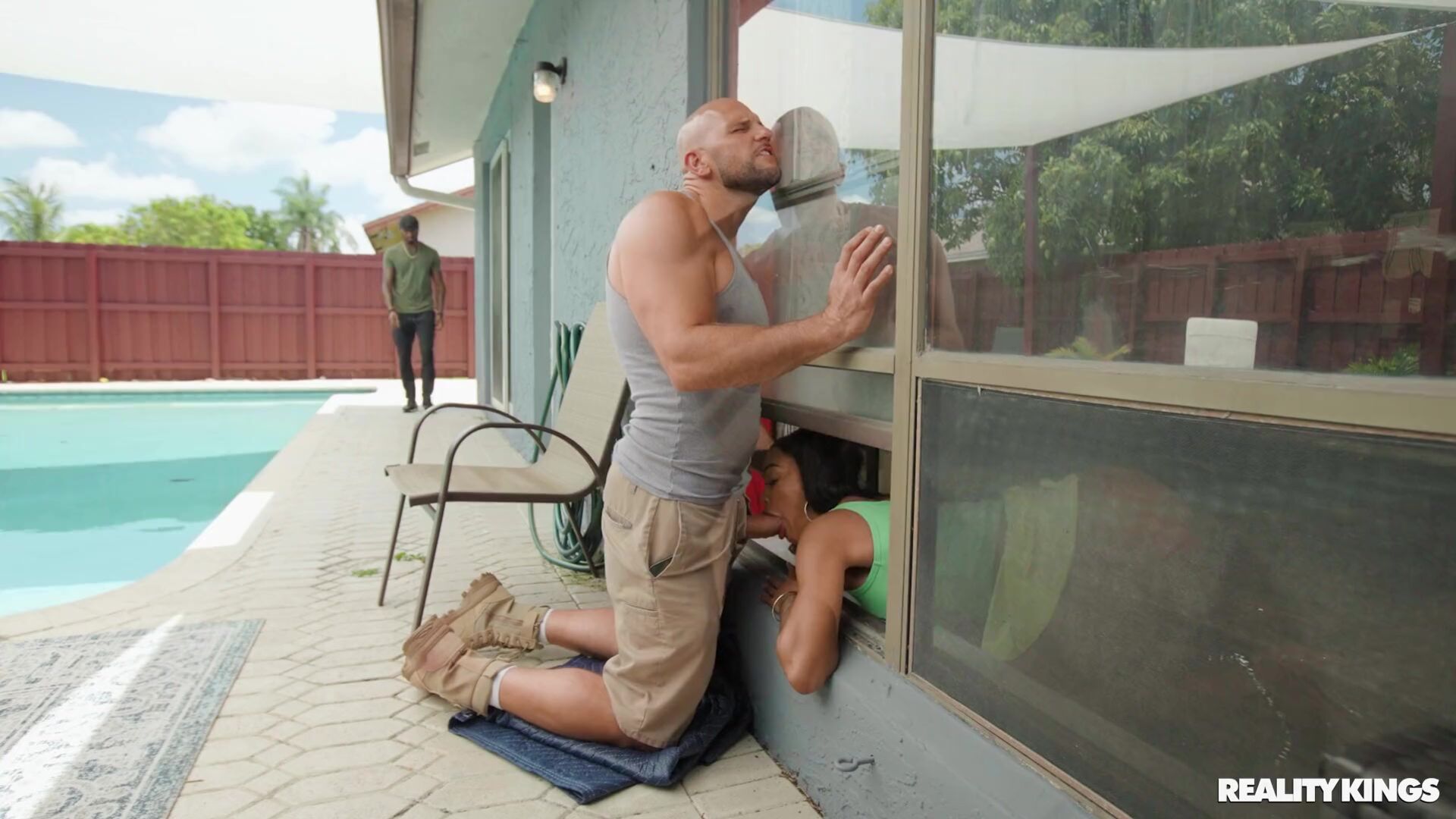 Sucking Dick On The Ladder