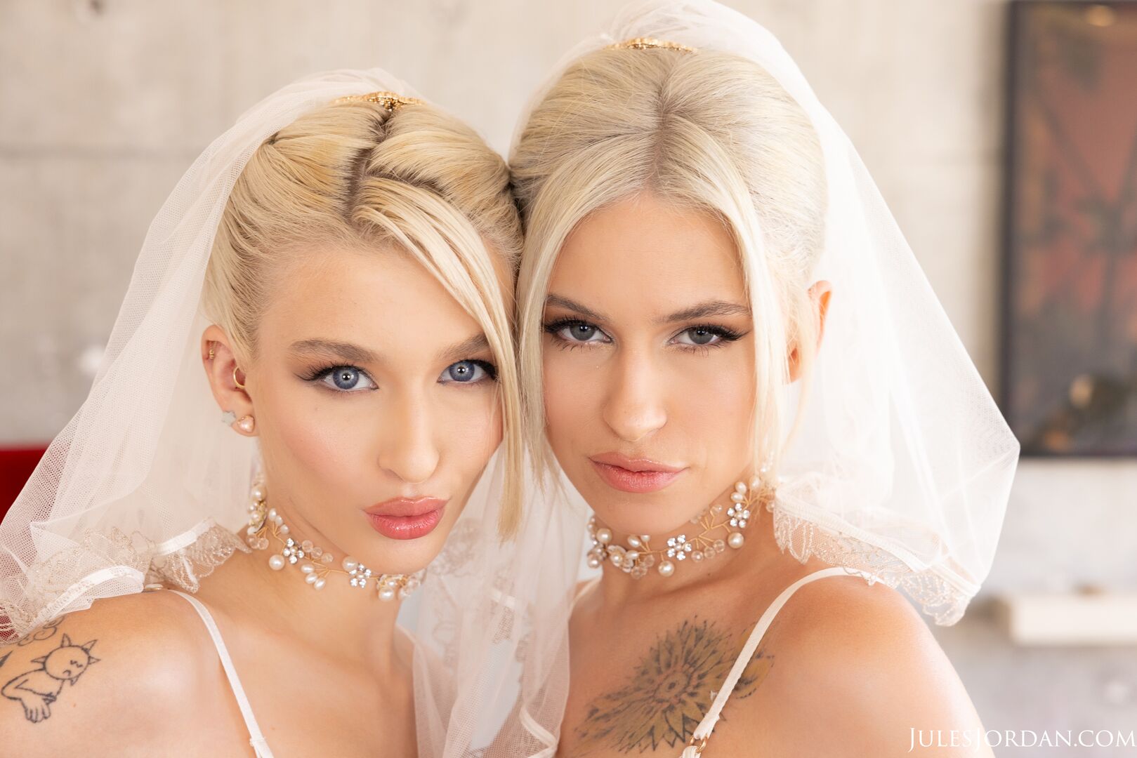 Kiara Cole And Emma Rosie Young Blonde Brides In Heat