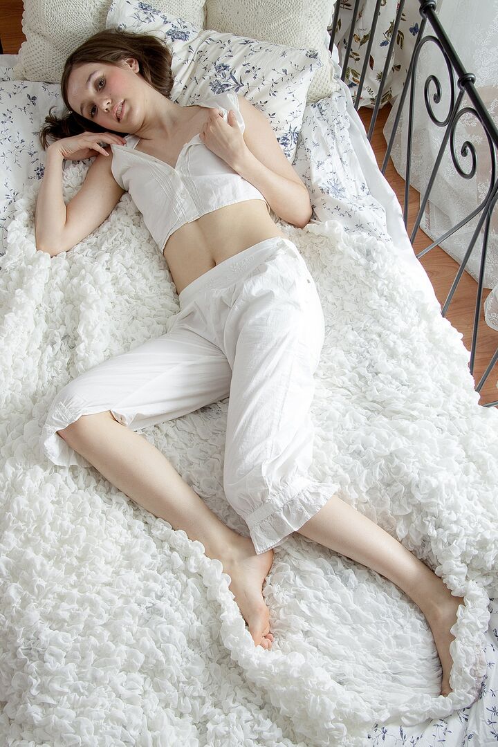 Arousing Teen Barbie is Irresistible in Dainty Pajamas