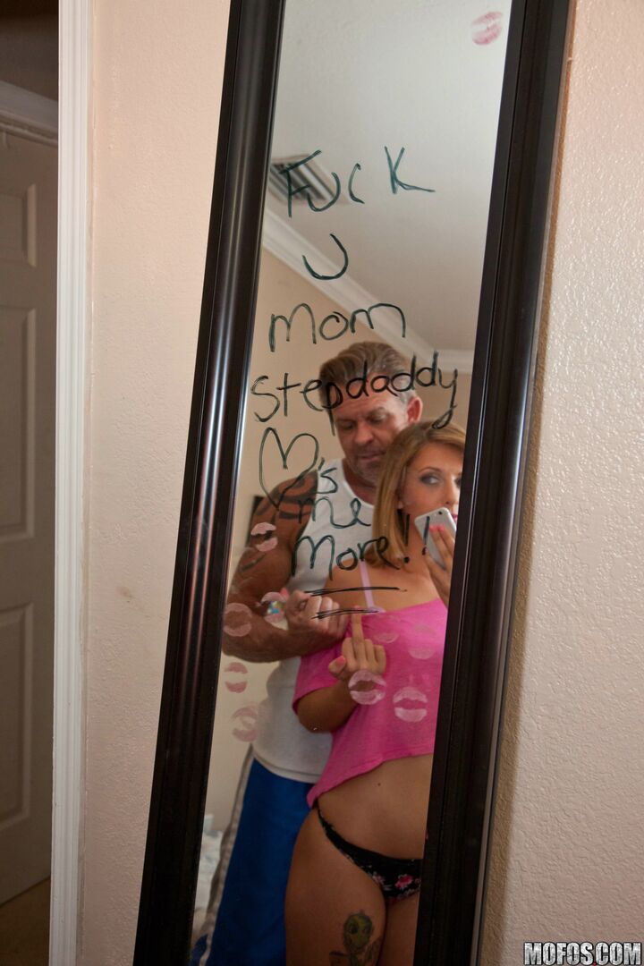 Naughty Cutie Rides Stepdad
