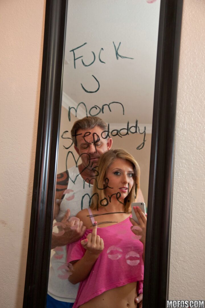 Naughty Cutie Rides Stepdad