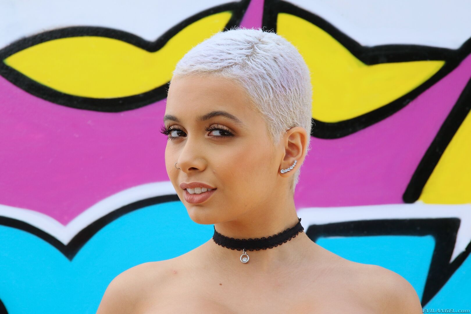 AALIYAH'S GREASED, GAPING BUTT STUFFED
