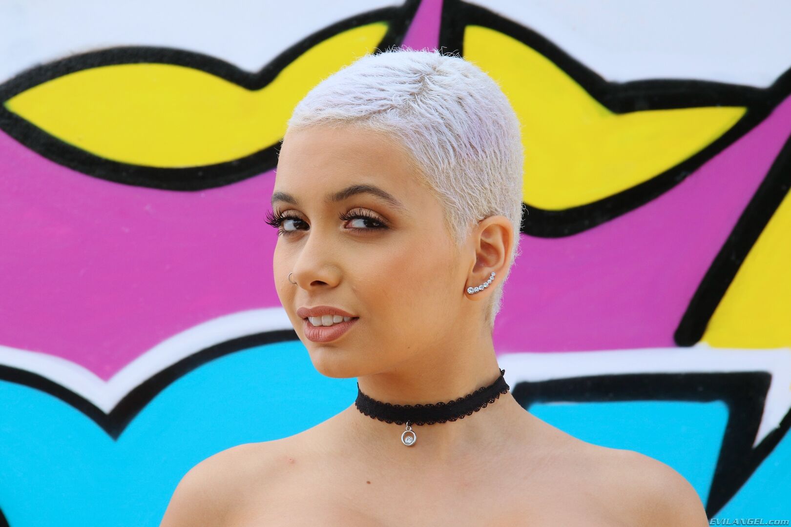 AALIYAH'S GREASED, GAPING BUTT STUFFED
