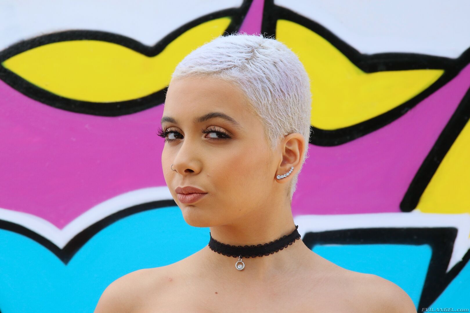 AALIYAH'S GREASED, GAPING BUTT STUFFED