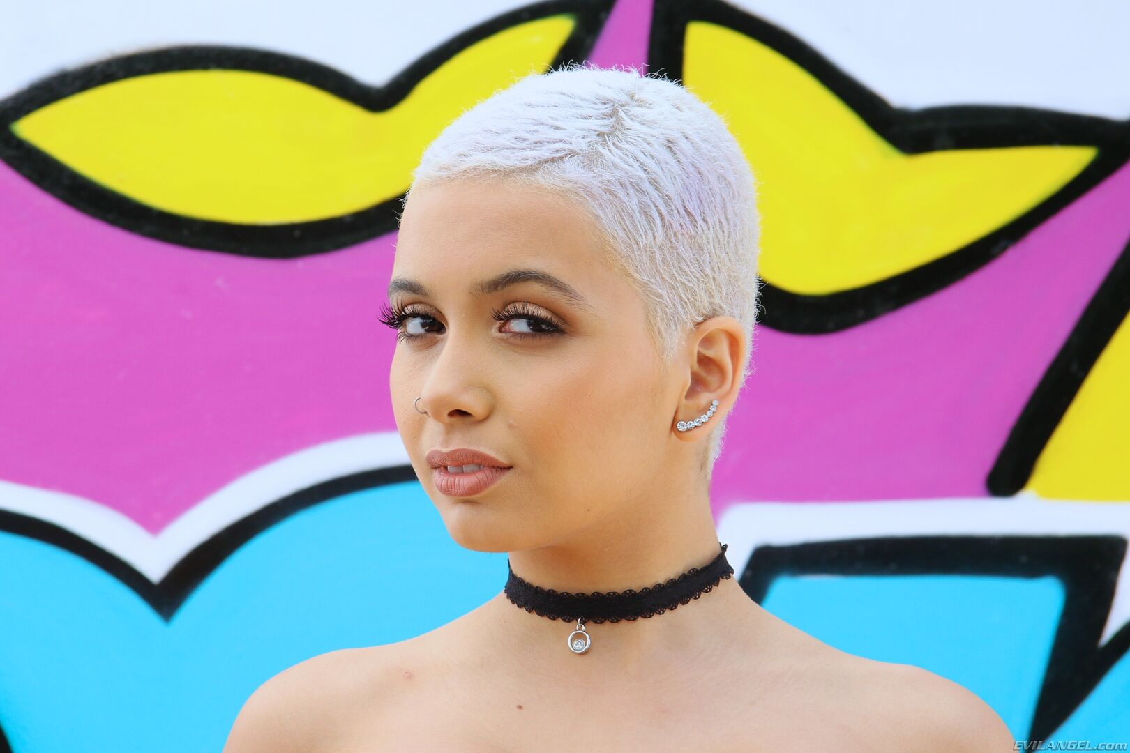 AALIYAH'S GREASED, GAPING BUTT STUFFED
