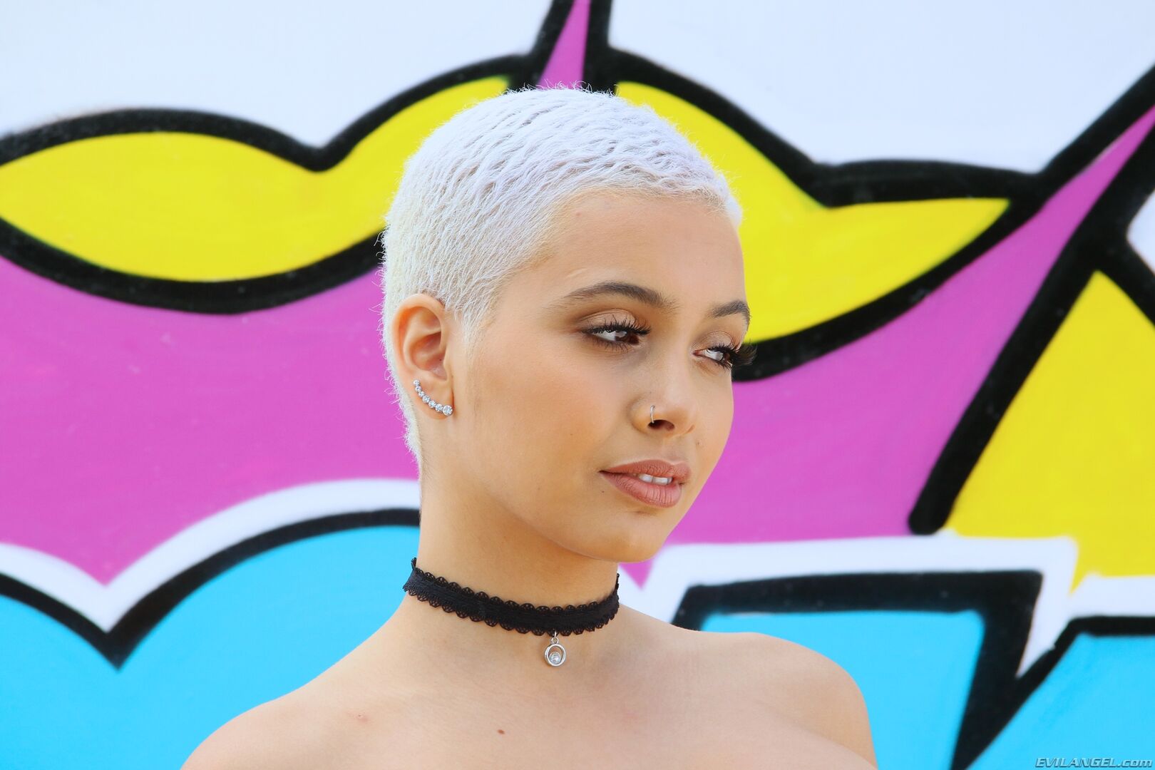 AALIYAH'S GREASED, GAPING BUTT STUFFED