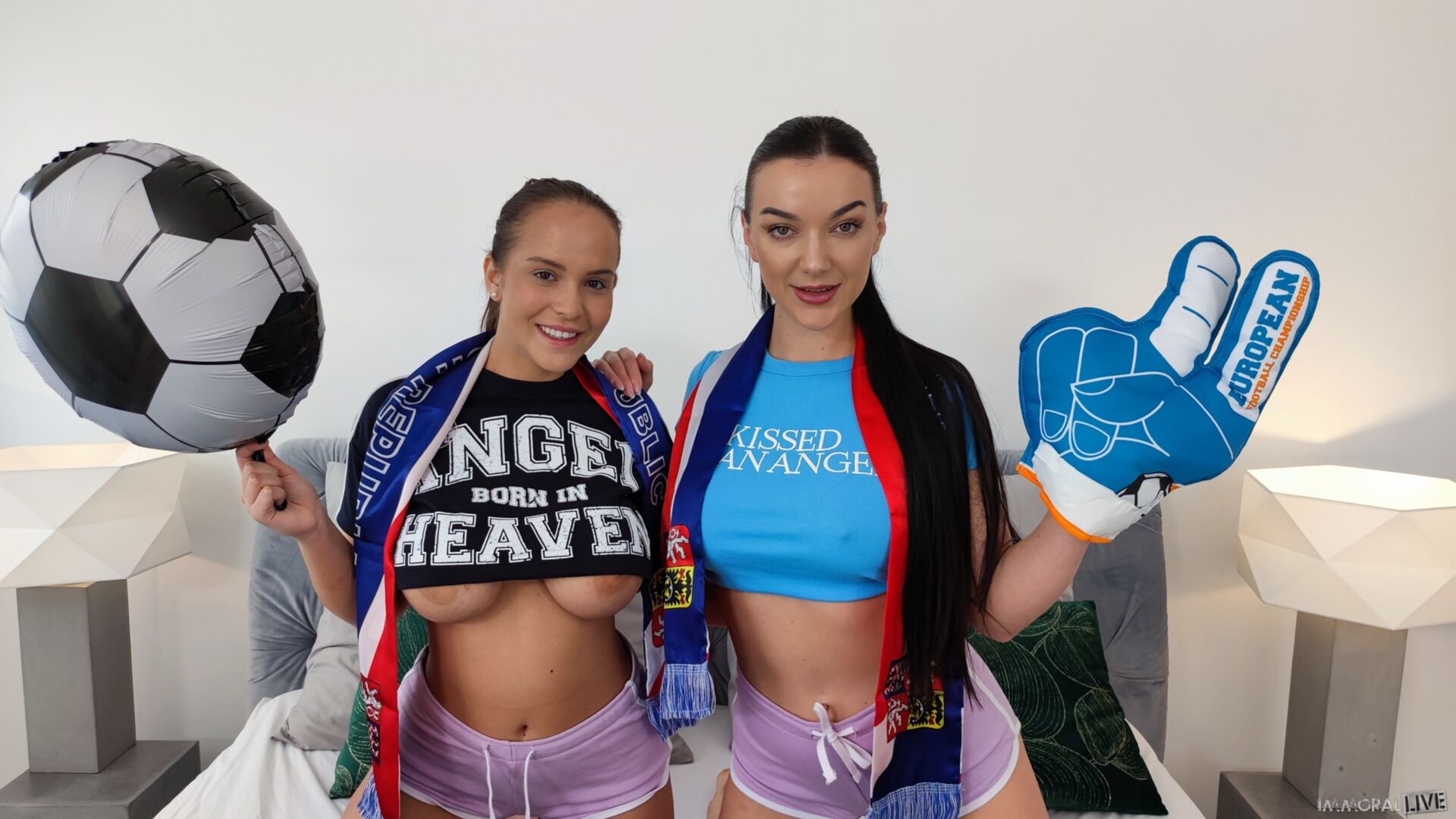 Swapping Orgy with Crazy Czech Football Fans Lady Gang & Jennifer Mendez  photo set - OK.PORN