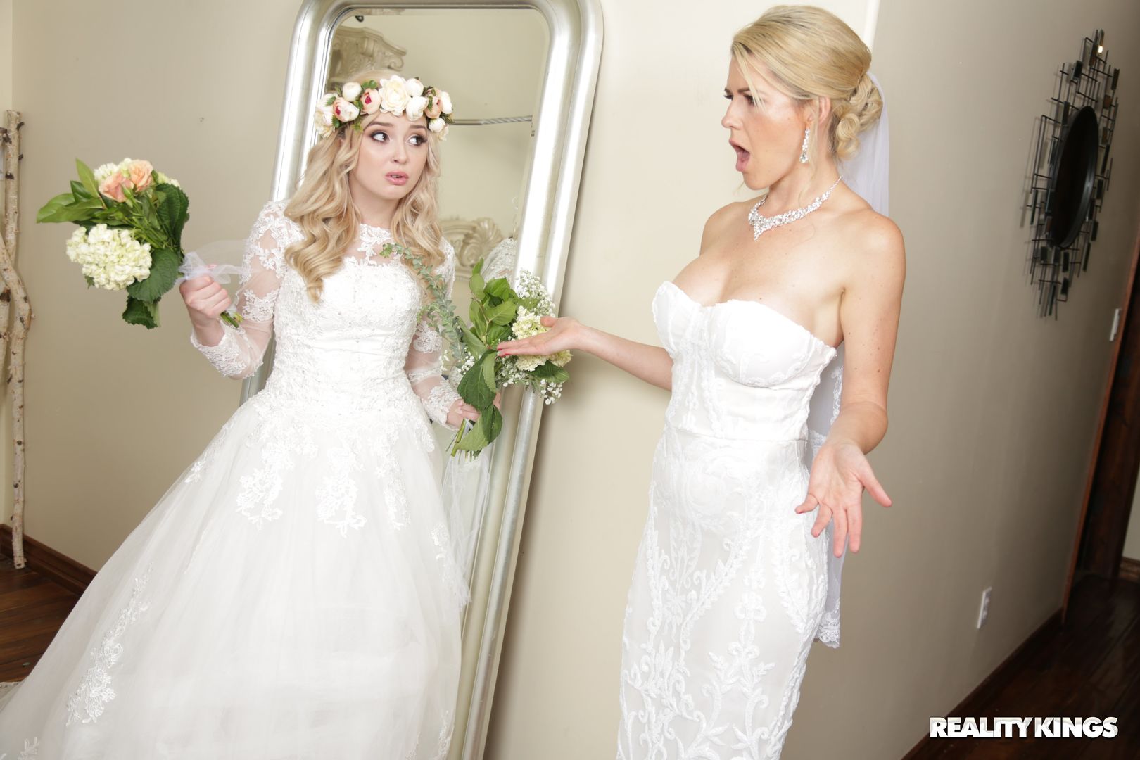 Two Brides, One Groom