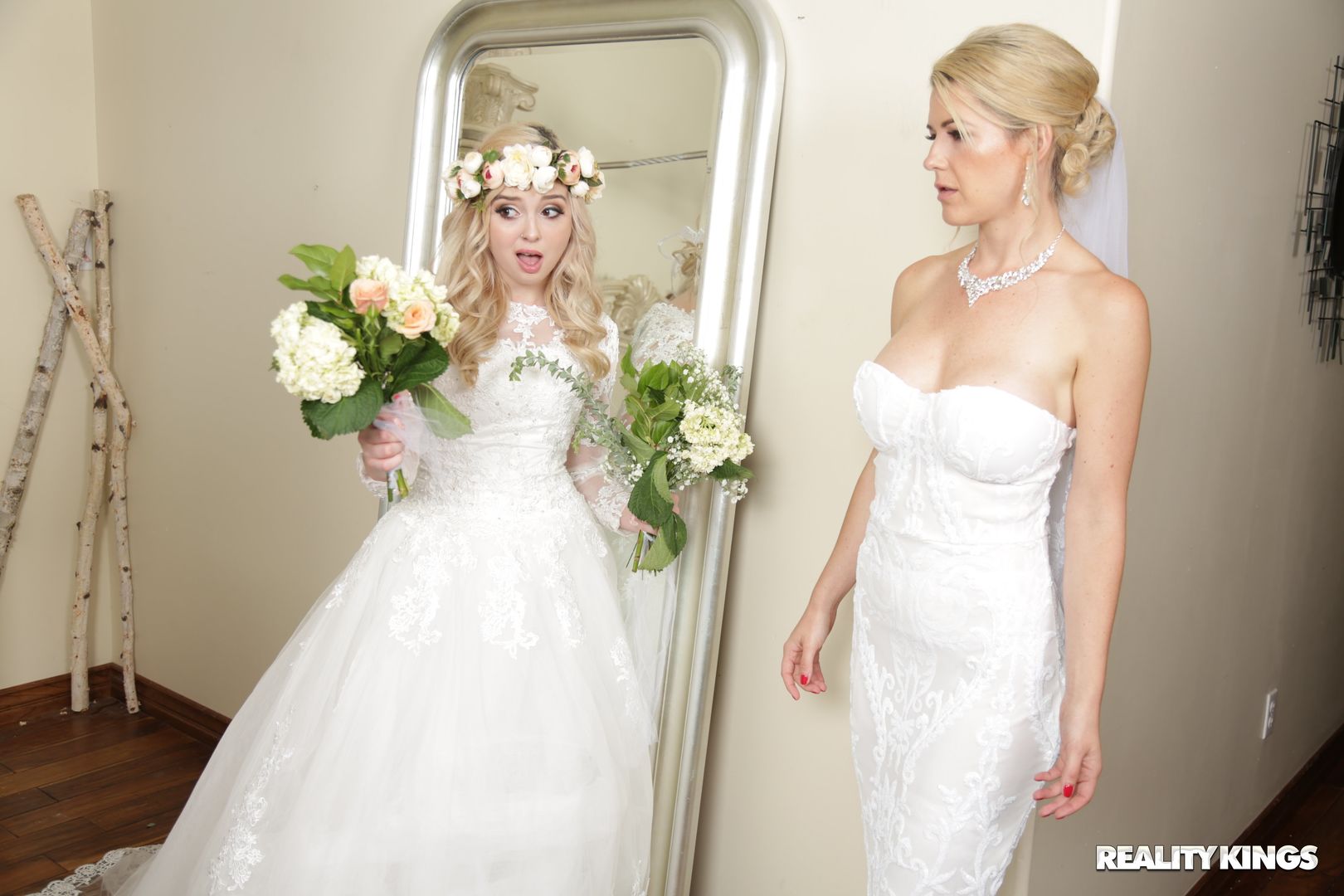 Two Brides, One Groom