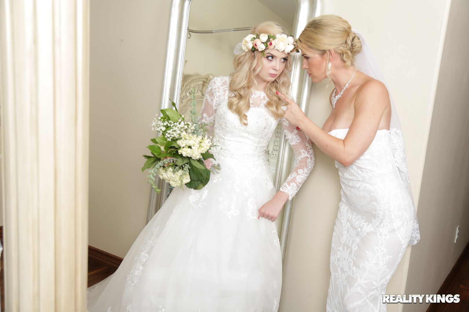 Two Brides, One Groom