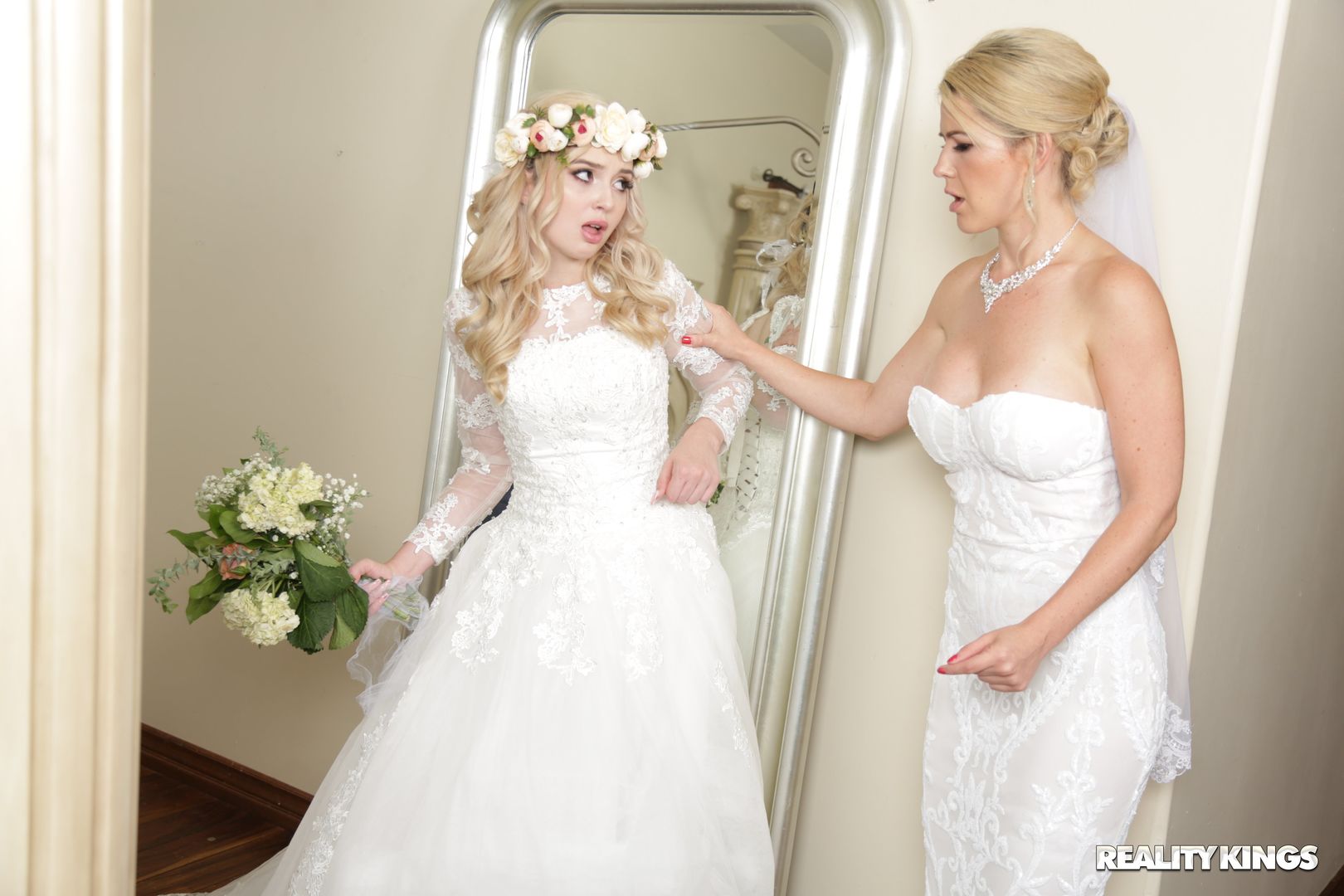 Two Brides, One Groom