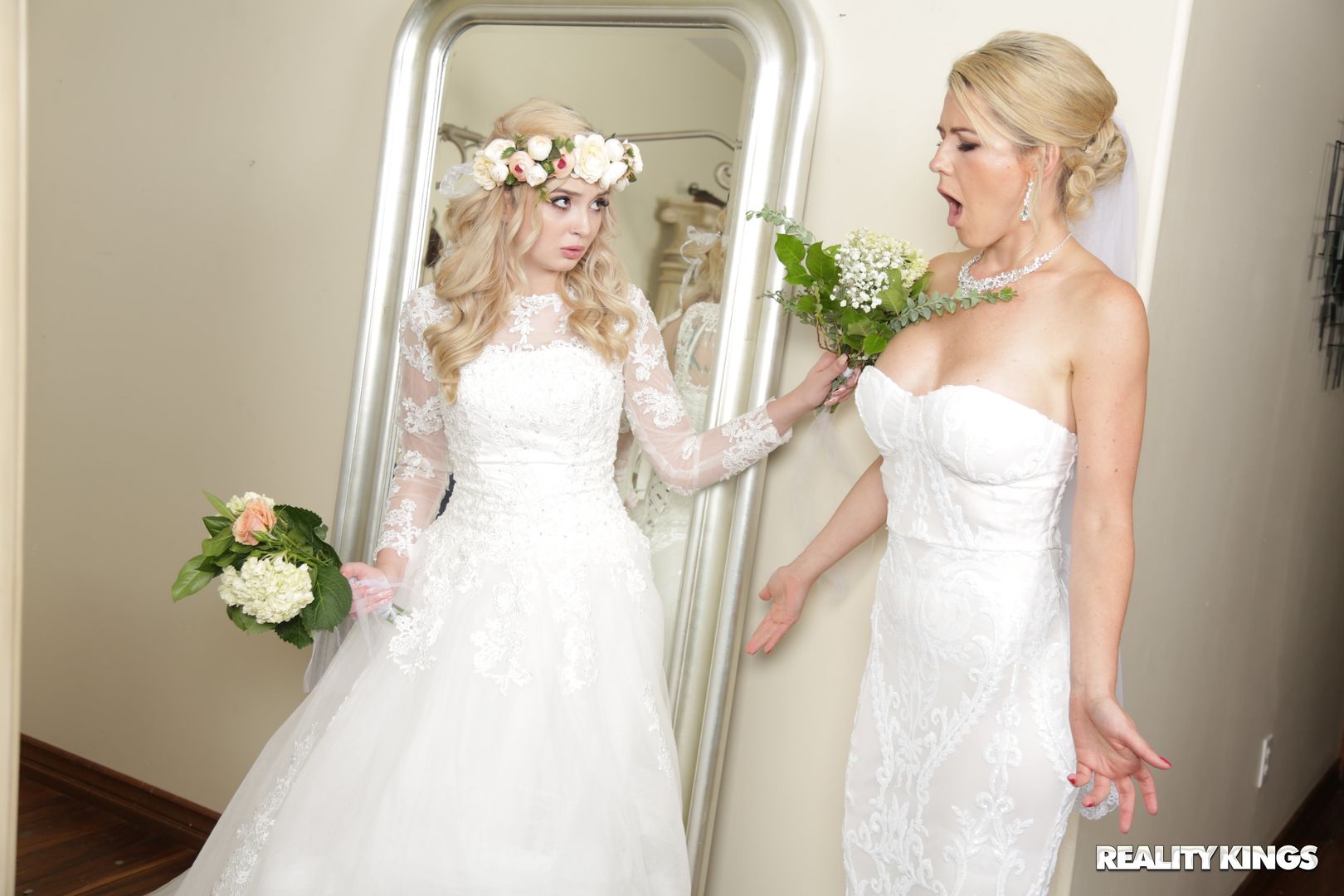 Two Brides, One Groom