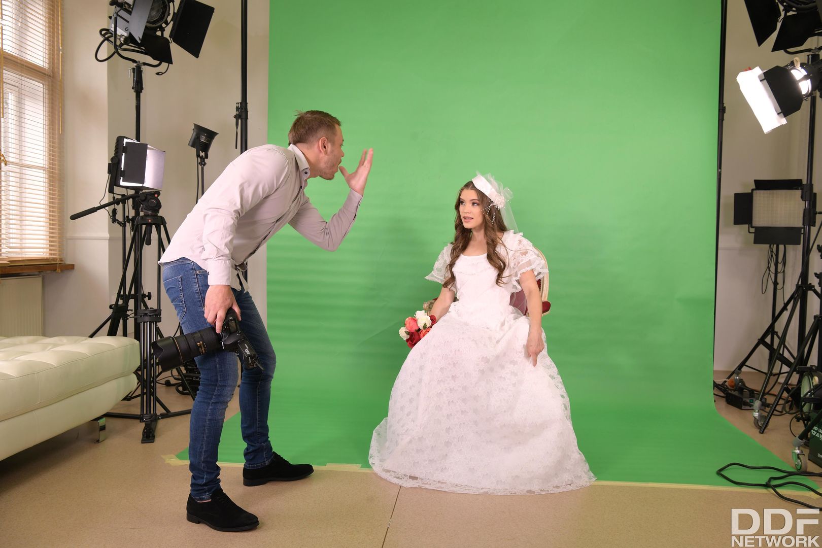 Bride Rides Photographer's Big Dick