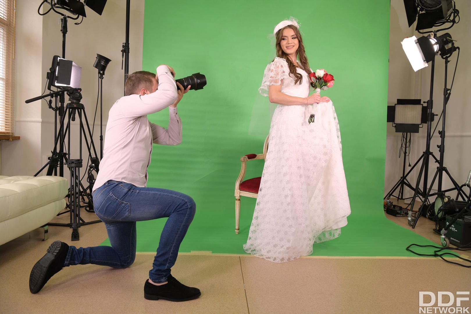 Bride Rides Photographer's Big Dick