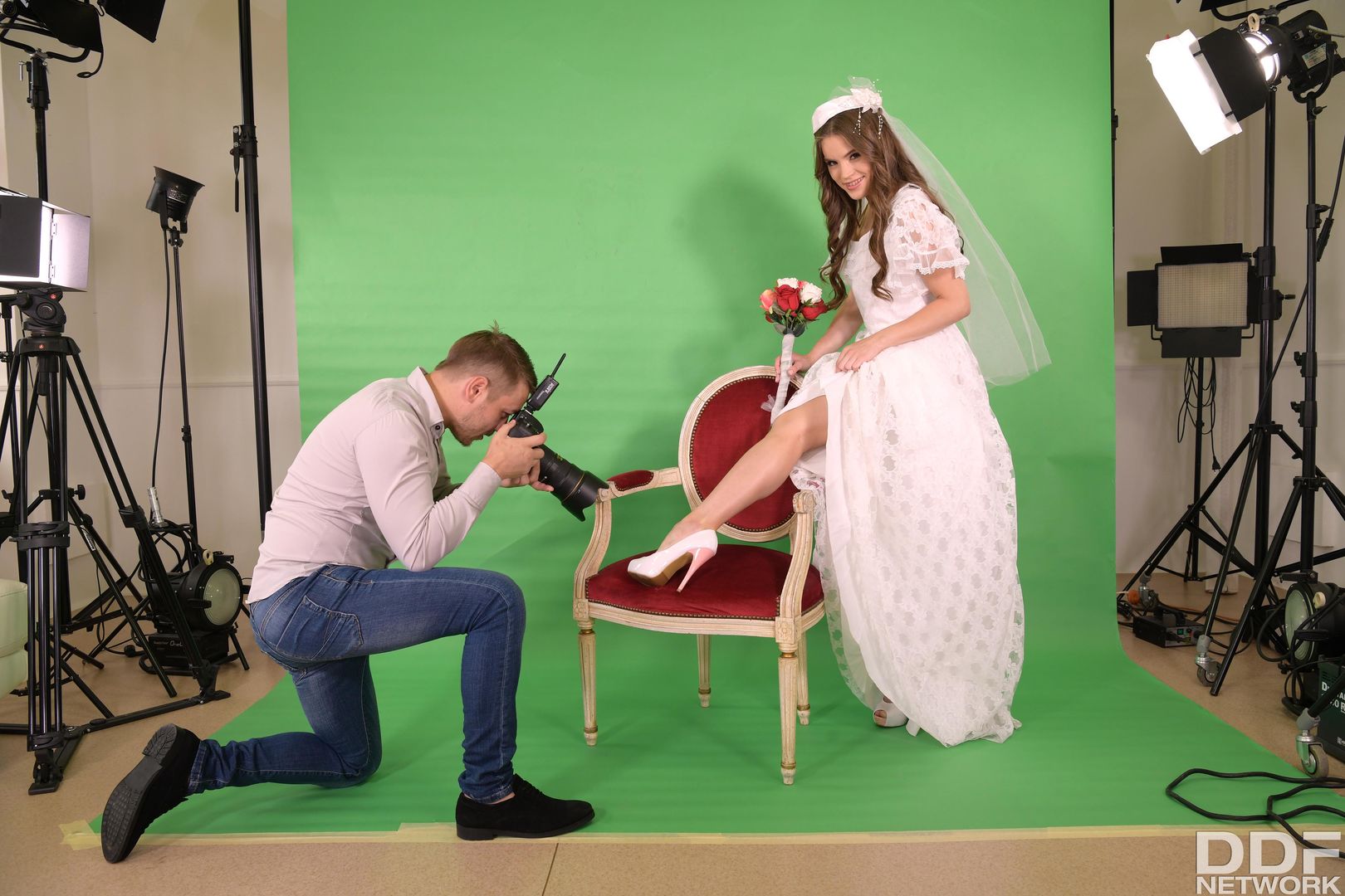 Bride Rides Photographer's Big Dick