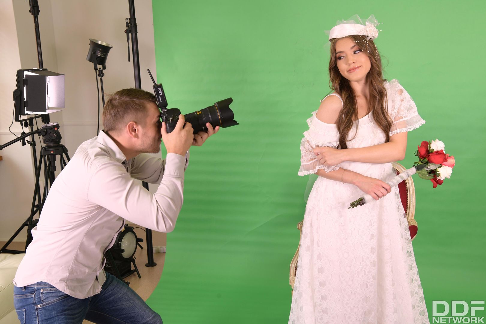 Bride Rides Photographer's Big Dick