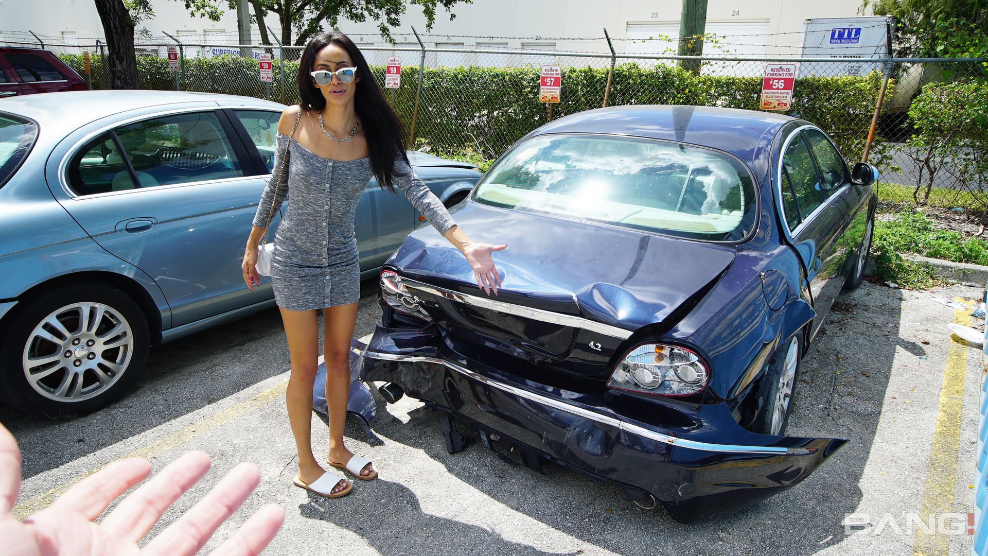 Gia Vendetti Has A Broken Car But A Freshly Fucked Pussy!
