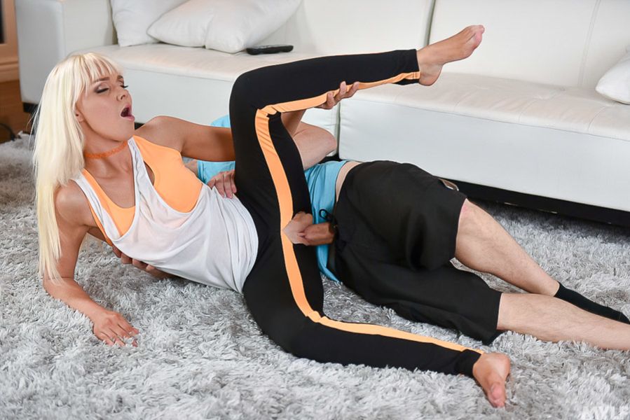 Training Her MILF Slit