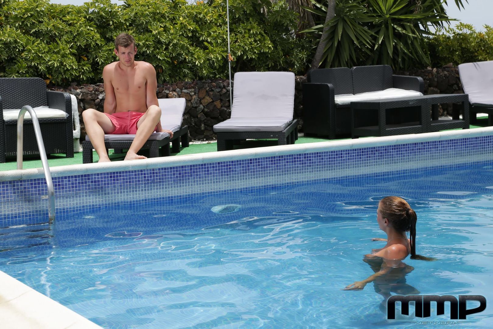 Girl In The Swimming Pool