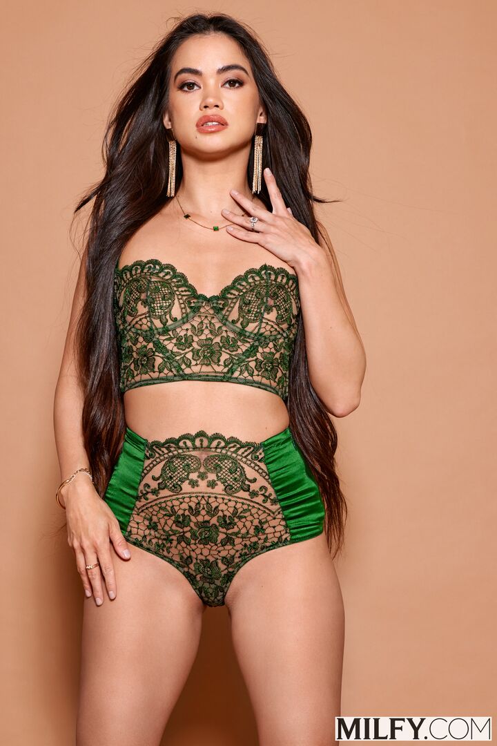 Milfy Centerfold Angelina Drains Eager Fans BBC